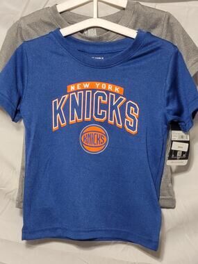 NBA New York Knicks 2 Piece Tee Grey/Blue size 3T